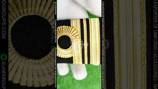 Navy Ranks Slide Gold Lace Lieutenant Commander Military Uniforms Accessories [upl. by Carrol]