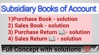 subsidiary books of accounts class 11 subsidiary books of account class11 in nepali [upl. by Nura]