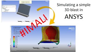 How to simulate 3D blast in ANSYS workbench  AUTODYN  imali [upl. by Windzer]