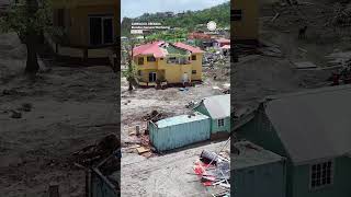 Grenada Still Devastated From Hurricane Beryl 1 Month Ago [upl. by Atoiganap]