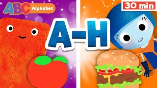 Learn English Alphabet w ABC Galaxy  Educational Videos  Letters A to H  First University [upl. by Till851]