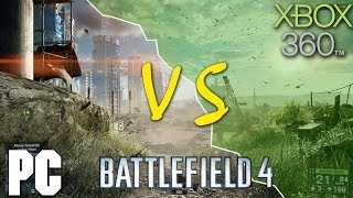 Battlefield 4 PC vs XBOX 360 Comparison HD [upl. by Chelsae485]