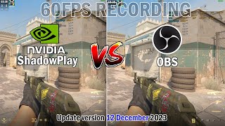 CS2 Nvidia ShadowPlay Recording VS OBS Recording [upl. by Zeiler417]