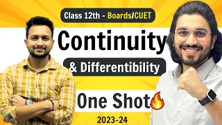 Continuity and Differentiability  Class 12 Maths  NCERT for Boards amp CUET [upl. by Ecnarretal]