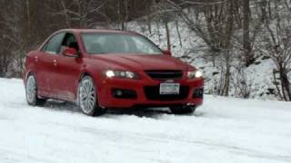 mazdaspeed 6 in snow [upl. by Ahsened40]