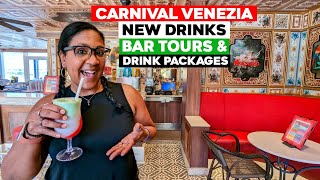 Carnival Venezia New Drinks Bars And Drink Packages [upl. by Okkin]