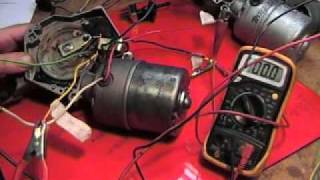 Willcox Corvette  1968 Corvette Wiper Motor Bench Test [upl. by Boaten]