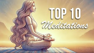 Top 10 Meditation Techniques For Beginners [upl. by Marden419]