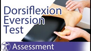 Dorsiflexion Eversion Test  Tarsal Tunnel Syndrome [upl. by Conway]