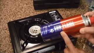 How to use a portable butane stove [upl. by Ylrebmi]