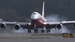 Boeing 7478 Intercontinental takes first flight [upl. by Anelys763]