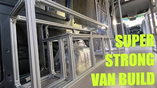 How To Build A Van With 8020 Aluminum INSANELY STRONG [upl. by Anniahs420]