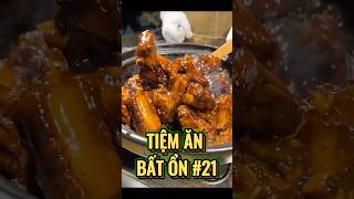 CƠM SƯỜN RIM HẠT DẺ😋 food foodie streetfood foodreview eating mukbang asmr shorts [upl. by Ahsatan]