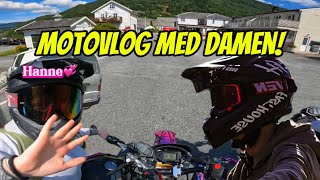 Kjøretur Med Damen Kjørte Nesten Av Veien Norsk Motovlog 5 [upl. by Vitkun]