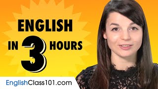 Learn English in 3 Hours Basics of English Speaking for Beginners [upl. by Lerim]