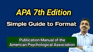 APA 7th Edition  Simple guide to Format I In Telugu [upl. by Gav687]