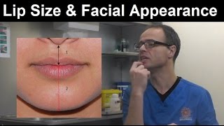 Can Size of the Upper amp Lower Lip Influence on Facial Appearance by Dr Mike Mew [upl. by Leinoto255]