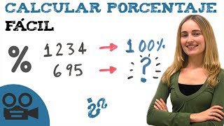 Calcular porcentaje fácil  Matemáticas de primaria [upl. by Sayce]