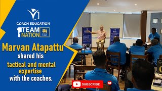 Marvan Atapattu shared his tactical and mental expertise with the choices cricket coacheducation [upl. by Niraa646]