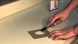 How to repair a deep scratch in your laminate countertop [upl. by Pence332]