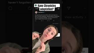 Kane Chronicles Adaptation News percyjackson pjo kanechronicles booktube disneyplus hoo [upl. by Ahseila238]