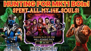 I spent 14000 souls on Mk11 Kombat Pack  Mk Mobile [upl. by Alec]