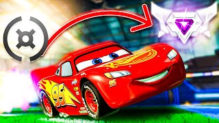 UNRANKED to SSL on LIGHTNING MCQUEEN SPEEDRUN  Rocket League [upl. by Atiuqiram]