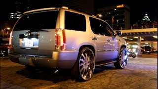 WhipAddict Silverado on 30s Escalade on 30s 73 Donk on 26s and more [upl. by Stochmal130]