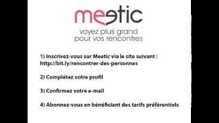 Meetic Gratuit  Inscription et abonnement gratuits TUTO [upl. by Lrat]