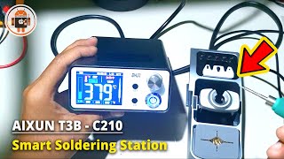 UNBOXING AIXUN T3B  Smart Soldering Station C210C115 [upl. by Ahsimet]