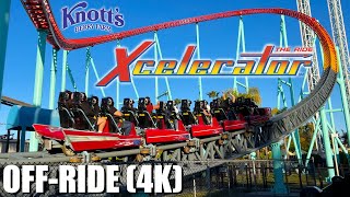 Xcelerator OffRide 4K  Knotts Berry Farm  NonCopyright [upl. by Sileas]