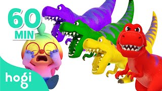 Colorful Surprise Eggs｜Dinosaur Eggs  More｜Learn Colors and Nursery Rhymes for Kids｜Hogi Colors [upl. by Ruon340]