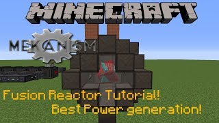 Minecraft 1122  Mekanism Fusion Reactor Tutorial  Best power generation EVER [upl. by Hanah]