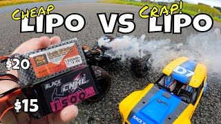 Why Lipo C Rating DOES Matter ZOP 40C Vs CNHL 100C  1500mAh 3s [upl. by Dloniger]