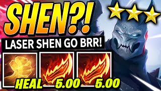 THE 20000 DMG LASER SHEN 3 for RANKED in Set 11  Best Comps  TFT Patch 146B  Teamfight Tactics [upl. by Elissa]