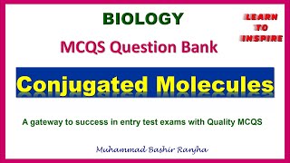 Conjugated Moleculesconjugatedmoleculesmdcat2023 etea2023nums2023pgcbiologymcqspgc [upl. by Nilerual]