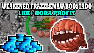 Tibia  Weakened Frazzlemaw Boostado 1kk profit hora [upl. by Noirret]