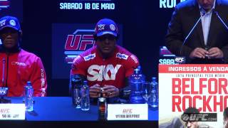 UFC on FX 8 Prefight Press Conference Highlights [upl. by Eda]