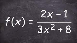 Determine the horizontal and vertical asymptotes [upl. by Anahsak192]