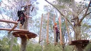 TreeTop Adventure Park Sydney as featured on Sydney Weekender [upl. by Mullins]