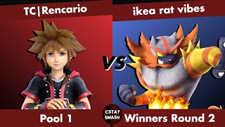 No Caps 74 Pools – TCRencario Sora vs ikea rat vibes Incineroar [upl. by Okiek]