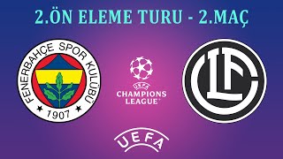 PES 2017  UEFA ŞAMPİYONLAR LİGİ  2ÖN ELEME TURU  2MAÇ  Fenerbahçe  Lugano  UCL [upl. by Areit]