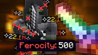 Max Ferocity is FUN Hypixel SkyBlock [upl. by Irim]