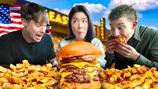 Two Brits try the BEST Burger in LA ft Inga Lam [upl. by Bea]