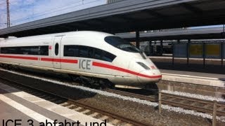 ICE 3 abfahrt und Et 422 einfahrt [upl. by Lingwood]