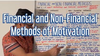 Financial amp NonFinancial Methods of Motivation [upl. by Cassie]