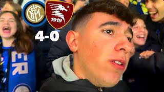 INTRUSO IN CURVA NORD LIVE REACTION INTERSALERNITANA 40 [upl. by Leddy]