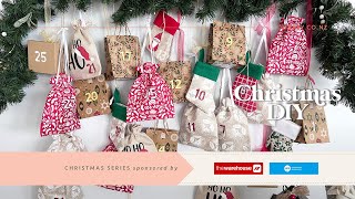 How to make an easy Christmas Advent Calendar [upl. by Eelyrehc]