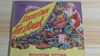 Rare 1957 Boston Store Christmas Wish List Retro Toy Catalog Tour [upl. by Colligan]