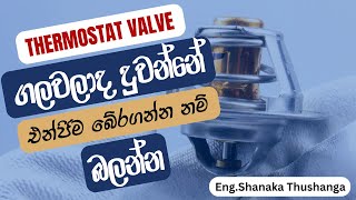 Thermostat Valve Sinhala  Sinhala Automobile  2024  Engine Heat Sinhala  Sri Lanka  Car 2024 [upl. by Esor]